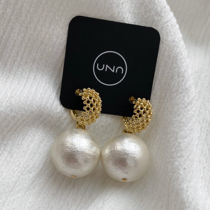 Комплект украшений из хлопкового жемчуга и жемчуга Майорка - фото 4