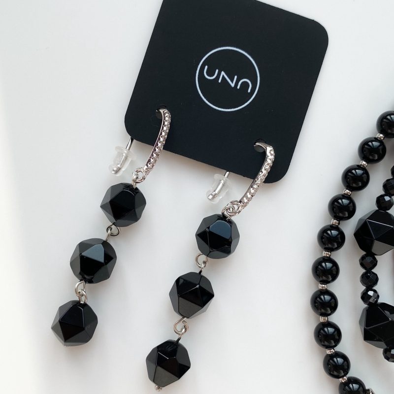 Серьги с агатом - фото 2