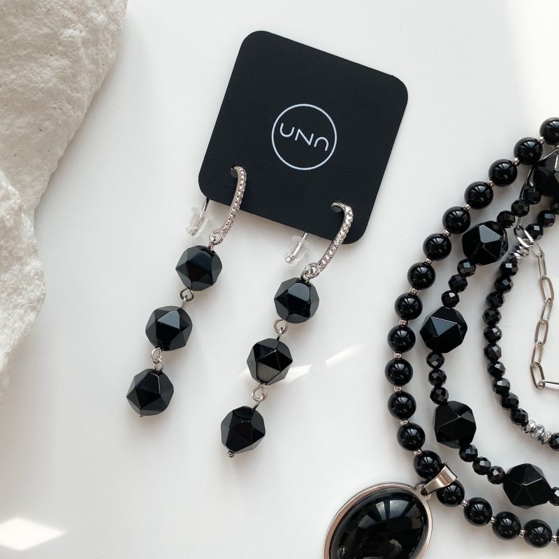 Серьги с агатом - фото 3